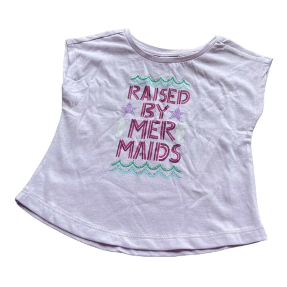 Gymboree Girls Top Size 2T Jump Into Summer Raised by Mermaids‎ Lavender NEW